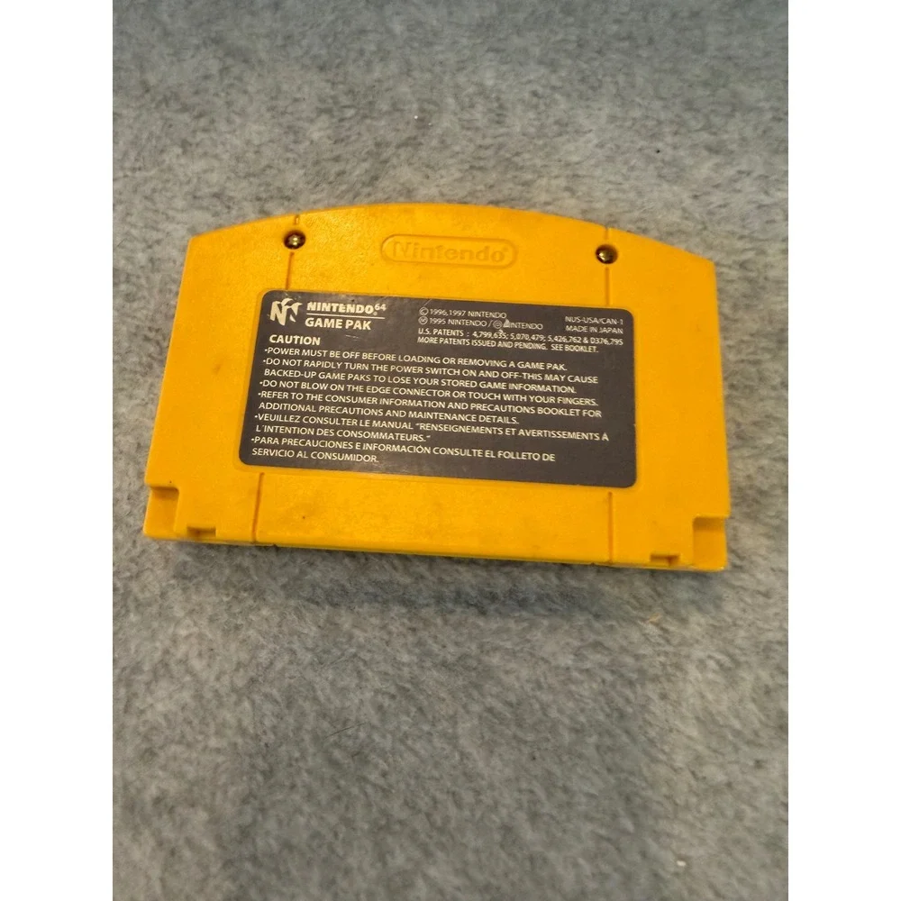 Nintendo 64 Donkey Kong 64 N64 Video Game Yellow Cartridge Rare NUS-006 USA